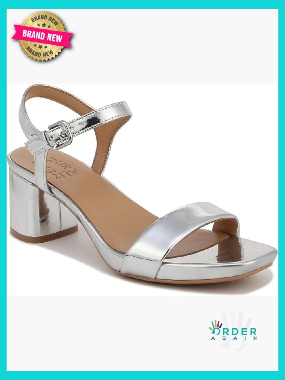 Strappy Heeled Sandals with Adjustable Ankle Strap and Block Heel